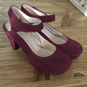 Sacha London Suede Heels